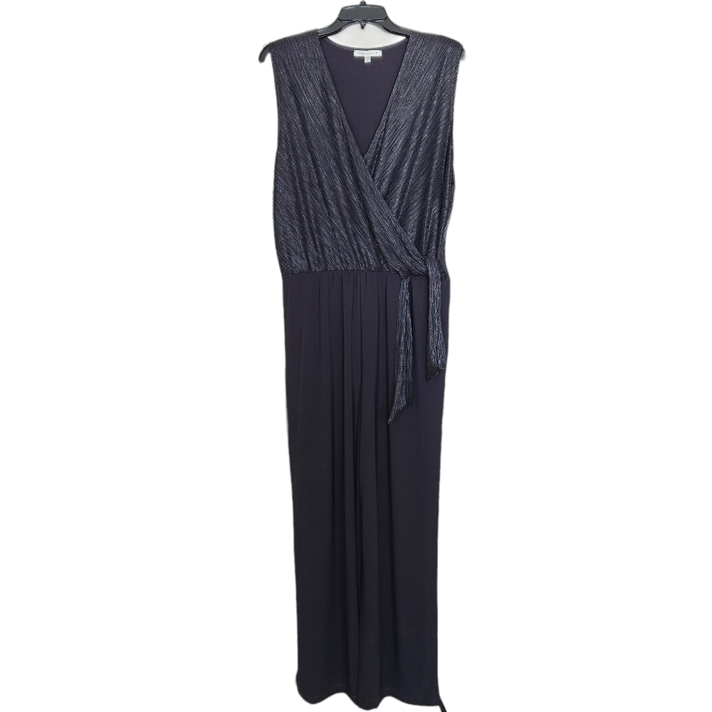 NWT Tash + Sophie Wide Leg Sparkle Jumpsuit - Picture 2 of 5